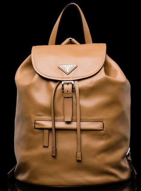 prada rucksack braun|Prada knapsack.